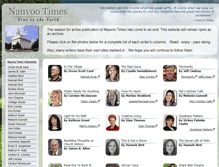 Tablet Screenshot of nauvootimes.com